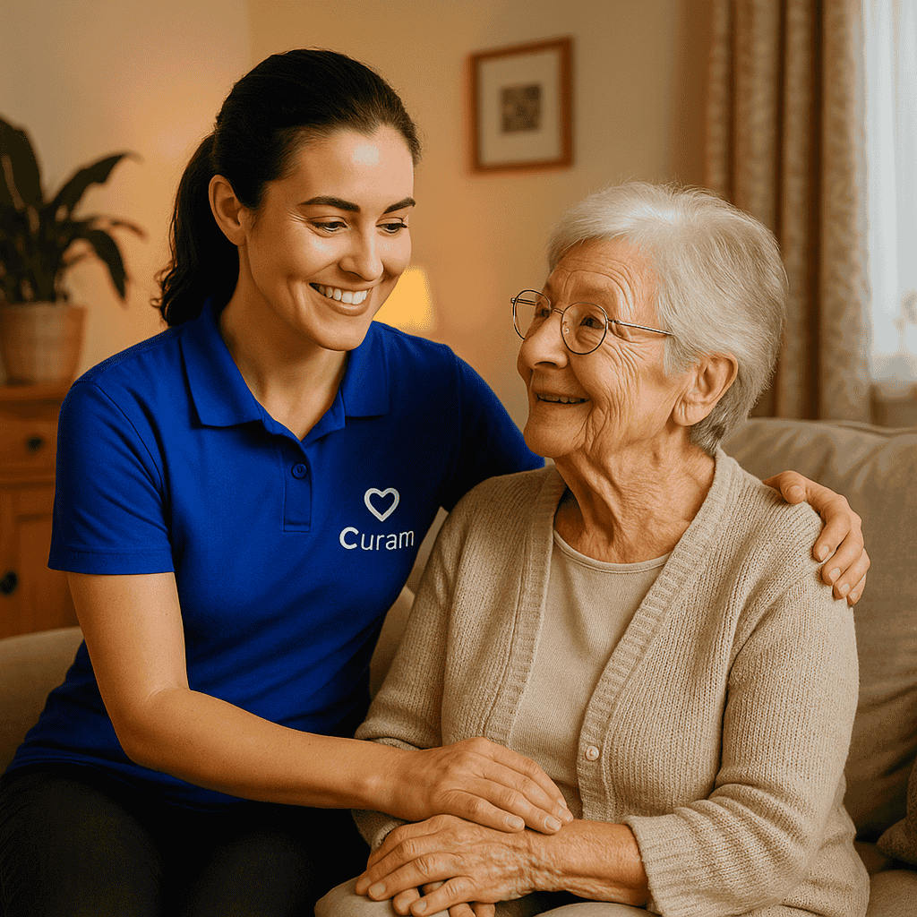 Couple supported by one 24-hour care team