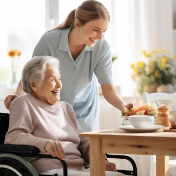 Specialist carer supporting complex medical needs